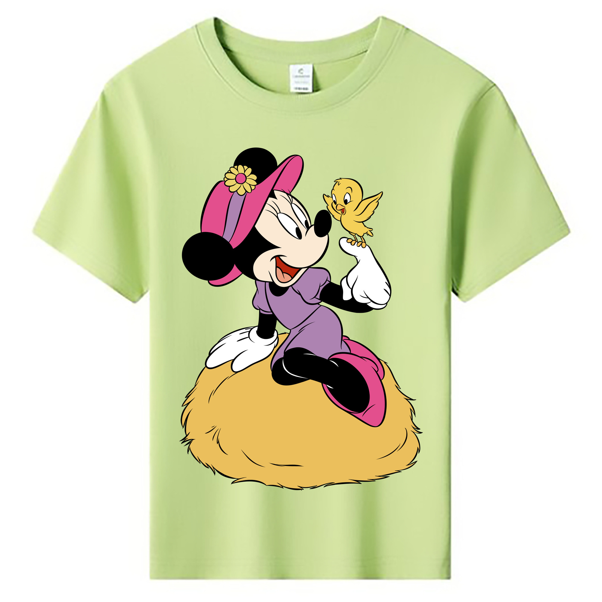 ミッキーマウス Mickey Mouse 綿100％キッズTシャツ（フロントプリント）